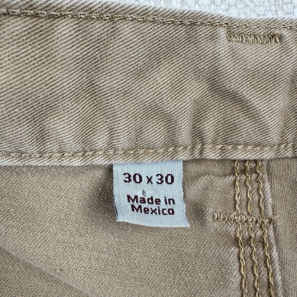 Carhartt B324 DKH Pants Men's 30x30 Work Relaxed Fit Tan Utility Carpenter - Picture 10 of 16